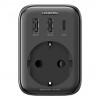 Сетевое зарядное устройство Ugreen CD314 DigiNest Outlet Extender (1 AC outlets + 30W 2A1C) (90613) черный
