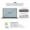 Чехол UAG Essential Armor для MacBook Pro 14" M5/M4/M3/M2/M1 Max & Pro 2021-2025 (134011114343) Ice
