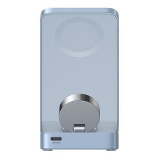Беспроводное зарядное устройство Ugreen W757 3-in-1 MagFlow Wireless Charger 25W (65901) серебристо-голубой