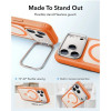 Чехол ESR Classic Hybrid Kickstand Magnetic для iPhone 18 Pro Max / 17 Pro Max (Frosted Orange)