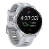 Умные часы Garmin Forerunner 965 – белые, титановый безель, с белым ремешком
