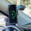 Автомобильный магнитный держатель на присоске SP Connect SPC+ NEW с функцией беспроводной зарядки