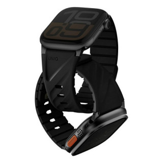 Ремешок Uniq Fluo для Apple Watch 40-49 мм (49-40MM-FLUOMBLK) Midnight Black