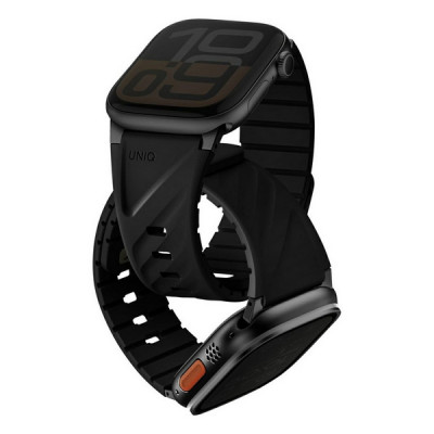 Ремешок Uniq Fluo для Apple Watch 40-49 мм (49-40MM-FLUOMBLK) Midnight Black