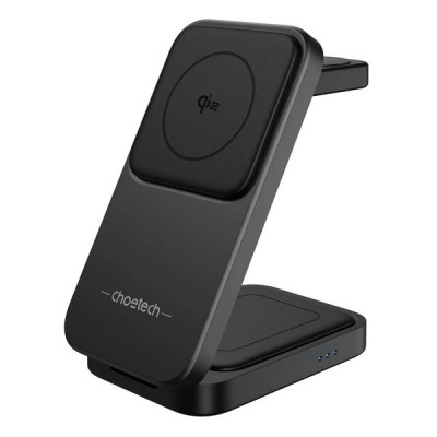 Беспроводное зарядное устройство Choetech 3 in 1 Magnetic Charging Stand (T611-F) Black