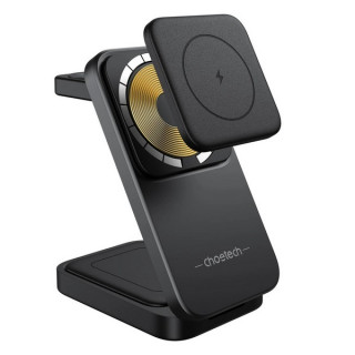 Беспроводное зарядное устройство Choetech 3 in 1 Magnetic Charging Stand (T611-F) Black