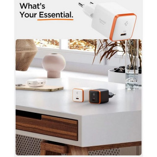 Сетевое зарядное устройство Spigen ArcStation Essential Wall Charger 30W (ACH08449) White