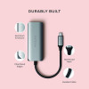 USB-хаб Satechi 4-in-1 USB-C Hub With 2.5 Gigabit Ethernet (ST-H3C25EM) Space Gray