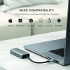 USB-хаб Satechi 4-in-1 USB-C Hub With 2.5 Gigabit Ethernet (ST-H3C25EM) Space Gray