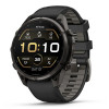 Garmin Fenix 9 Pro 47 мм Carbon Gray DLC Titanium with Black/Pebble Gray Silicone Band (010-04336-15)
