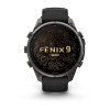 Garmin Fenix 9 Pro 47 мм Carbon Gray DLC Titanium with Black/Pebble Gray Silicone Band (010-04336-15)