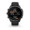 Garmin Fenix 9 Pro 47 мм Carbon Gray DLC Titanium with Black/Pebble Gray Silicone Band (010-04336-15)