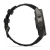 Garmin Fenix 9 Pro 47 мм Carbon Gray DLC Titanium with Black/Pebble Gray Silicone Band (010-04336-15)