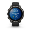 Garmin Fenix 9 Pro 47 мм Carbon Gray DLC Titanium with Black/Pebble Gray Silicone Band (010-04336-15)