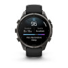 Garmin Fenix 9 Pro 47 мм Carbon Gray DLC Titanium with Black/Pebble Gray Silicone Band (010-04336-15)