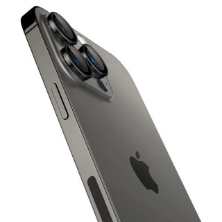 Защитное стекло Spigen Glass.tR EZ Fit Optik Pro для iPhone 14 Pro / 14 Pro Max (AGL05205) черный 2 шт.