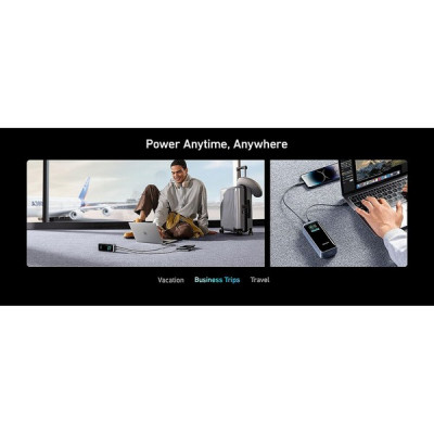 Внешний аккумулятор Anker 723 Prime Power Bank 12000mAh (A1335011) черный