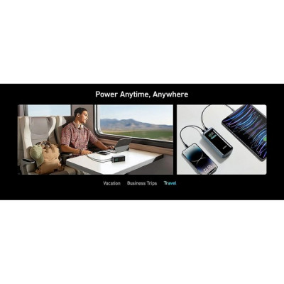 Внешний аккумулятор Anker 723 Prime Power Bank 12000mAh (A1335011) черный