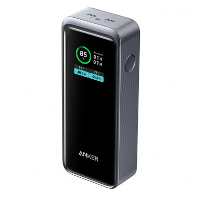 Внешний аккумулятор Anker 723 Prime Power Bank 12000mAh (A1335011) черный