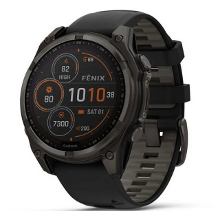 Garmin Fenix 8 47 мм Solar Sapphire DLC Titanium (010-02906-11)