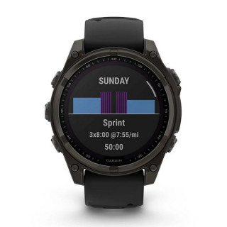 Garmin Fenix 8 47 мм Solar Sapphire DLC Titanium (010-02906-11)