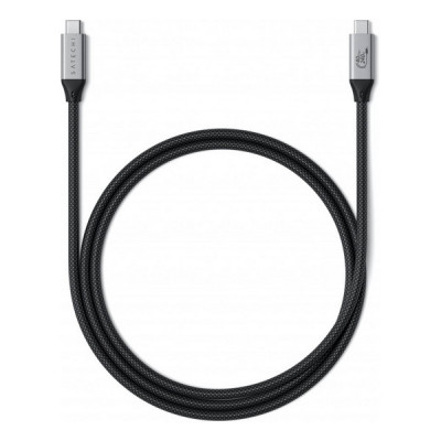 Кабель Satechi USB4 Pro 1.2 м (ST-YU4120M/ST-YU4120K) Space Gray / Серый космос