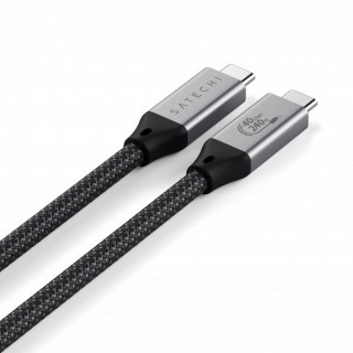 Кабель Satechi USB4 Pro 1.2 м (ST-YU4120M/ST-YU4120K) Space Gray / Серый космос