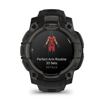 Умные часы Garmin Instinct 3 Amoled 45 mm Black with Black Band (010-02936-00)