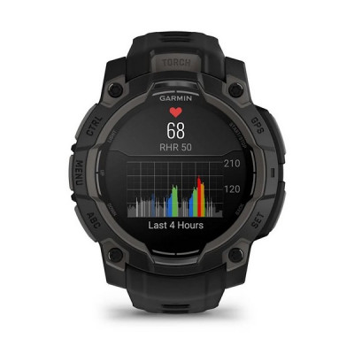 Умные часы Garmin Instinct 3 Amoled 45 mm Black with Black Band (010-02936-00)