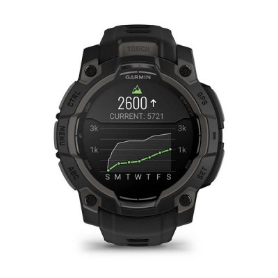 Умные часы Garmin Instinct 3 Amoled 45 mm Black with Black Band (010-02936-00)