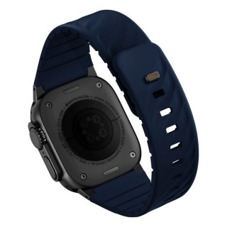 Ремешок Uniq Fluo для Apple Watch 40-49 мм (49-40MM-FLUOMBLU) Marine Blue