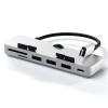 USB-хаб Satechi Aluminum Type-C Clamp Hub Pro (ST-TCIMHS) Silver