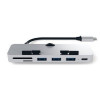 USB-хаб Satechi Aluminum Type-C Clamp Hub Pro (ST-TCIMHS) Silver
