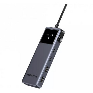 Конвертер Ugreen CM888 UNO 6-in-1 4K@60Hz USB-C to HDMI+2*USB 3.2 A+2*USB 3.2 C+PD Power Converter (35998) серый