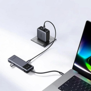 Конвертер Ugreen CM888 UNO 6-in-1 4K@60Hz USB-C to HDMI+2*USB 3.2 A+2*USB 3.2 C+PD Power Converter (35998) серый