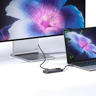 Конвертер Ugreen CM888 UNO 6-in-1 4K@60Hz USB-C to HDMI+2*USB 3.2 A+2*USB 3.2 C+PD Power Converter (35998) серый