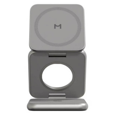 Беспроводное зарядное устройство Magssory Fold Pro 3 в 1 Qi2 (WCH063t) Titan