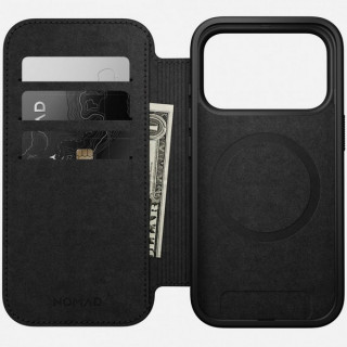 Чехол Nomad Modern Leather Folio для iPhone 17 Pro (NM014193858) Black