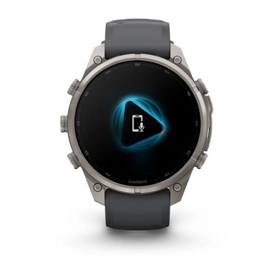 Garmin Fenix 9 Pro 47 мм Titanium with Graphite/Black Silicone Band (010-04336-25)