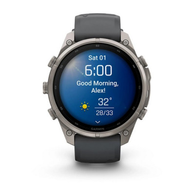 Garmin Fenix 9 Pro 47 мм Titanium with Graphite/Black Silicone Band (010-04336-25)