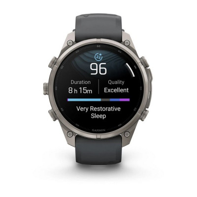 Garmin Fenix 9 Pro 47 мм Titanium with Graphite/Black Silicone Band (010-04336-25)
