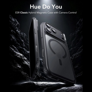 Чехол ESR Classic Hybrid Magnetic для iPhone 18 Pro Max / 17 Pro Max (Frosted Black)