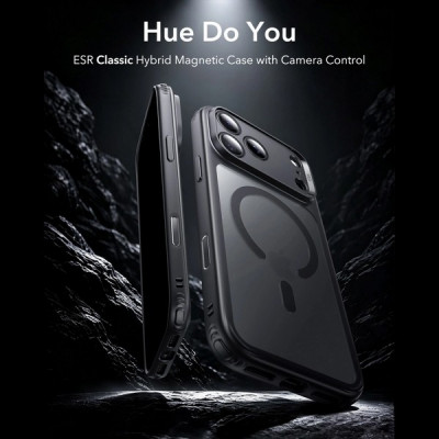 Чехол ESR Classic Hybrid Magnetic для iPhone 18 Pro Max / 17 Pro Max (Frosted Black)