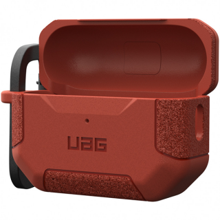 Чехол с карабином UAG Scout Series для AirPods Pro 2 (104123119191), красный