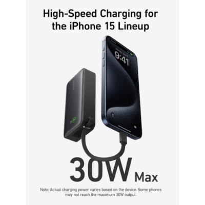 Внешний аккумулятор Anker 533 Nano Power Bank 10000 мАч 30 Вт (A1259H11-BK) черный