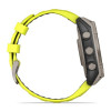 Garmin Fenix 8 Solar Sapphire 47 мм – Титановый, желтый ремешок