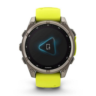 Garmin Fenix 8 47 мм Solar Sapphire Titanium AMP Yellow (010-02906-21)