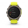 Garmin Fenix 8 Solar Sapphire 47 мм – Титановый, желтый ремешок