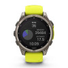 Garmin Fenix 8 Solar Sapphire 47 мм – Титановый, желтый ремешок