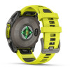 Garmin Fenix 8 Solar Sapphire 47 мм – Титановый, желтый ремешок